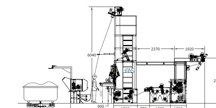 Automatic Open Width Compactor Tubular Slitting Finishing Machine